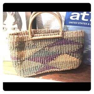 Straw bag